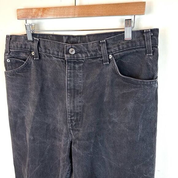 Levi’s Black VTG 550 90s Y2K Black Tab USA Jeans 36 x 32 Read - Picture 5 of 13